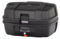 Motocyklový plastový kufr s opěrkou XRS Rally 47 litrů černý - 3064236 