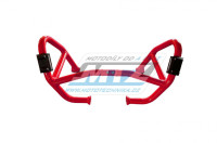 Hliníkové padací rámy Crosspro pro KTM 690 Enduro/SMC, Husqvarna 701 Enduro/Supermoto 2017-2024 červené