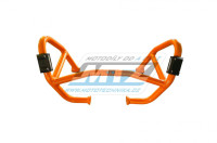 Hliníkové padací rámy Crosspro pro KTM 690 Enduro/SMC, Husqvarna 701 Enduro/Supermoto 2017-2024 oranžové