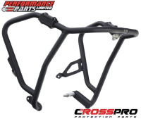 Hliníkové padací rámy Crosspro pro Yamaha Tracer 700 / 20-23 - barva černá