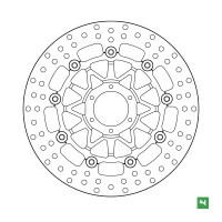 Brzdový kotouč plovoucí, NEWFREN