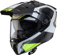 Helma na motorku Caberg Tanami Scram matt black/grey/yellow fluo