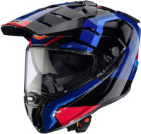 Helma na motorku Caberg Tanami Scram black/blue/red
