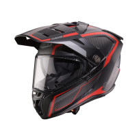 Helma na motorku Caberg Tanami Carbon Gravity black/red