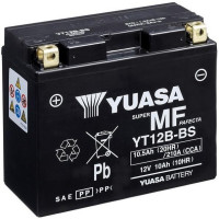 Motobaterie 12V, YT12B-BS, 10,5Ah, 210A, bezúdržbová MF AGM 150x69x130, YUASA originál (vč. balení elektrolytu)