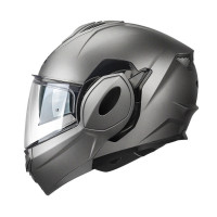 KV55 SOLID - překlopná šedá moto přilba KAPPA