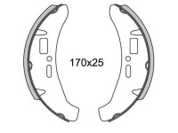 Brzdové obložení (standardní materiál) NEWFREN (2 ks v balení)