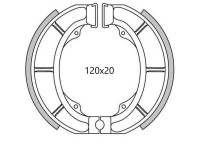 Brzdové obložení (standardní materiál) NEWFREN (2 ks v balení)