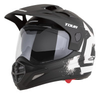 Přilba Tour 2.0 Crew, CASSIDA (černá matná/bílá, plexi s přípravou pro Pinlock) 2026