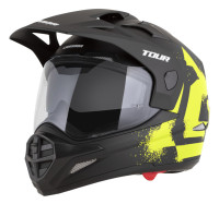 Přilba Tour 2.0 Crew, CASSIDA (černá matná/žlutá fluo, plexi s přípravou pro Pinlock) 2026