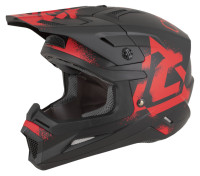 Přilba Cross Cup 2 Crew, CASSIDA (černá matná/červená) 2026