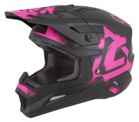 Přilba Cross Cup 2 Crew, CASSIDA (černá matná/růžová fluo) 2026