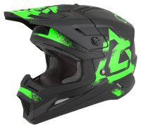 Přilba Cross Cup 2 Crew Junior, CASSIDA, dětská (černá matná/zelená fluo) 2026