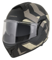 Přilba MultiFlip Korp, CASSIDA (černá matná/písková/khaki) 2026