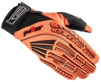 Rukavice PIONEER, PILOT, dětské (oranžová fluo/černá)