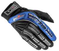 Rukavice PIONEER, PILOT, dětské (černá/modrá)