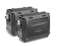 Sada bočních hliníkových moto kufrů Kappa K´Voyager KVG4837BPACK2
