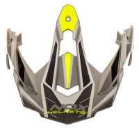 Kšilt pro přilby N312 TRACK, NOX (šedá,žlutá fluo)