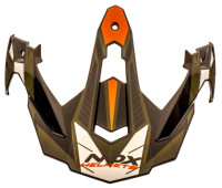 Kšilt pro přilby N312 TRACK, NOX (khaki,oranžová)