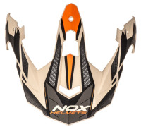 Kšilt pro přilby N312 TRACK, NOX (písková matná,oranžová)