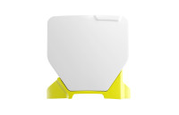 Přední číslová tabulka HUSQVARNA, RTECH (bílá-Husqv.žlutá) OEM barva