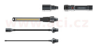 LED LENSER WORKERS FRIEND - ruční svítilna pracovní se 4 vyměnnými hlavicemi, dobíjecí, záruka 7 let