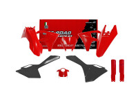 Sada plastů GASGAS, RTECH (červeno/černé, 7 dílů)