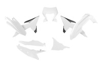 Sada plastů KTM, RTECH (bílo-černá, 6 dílů)