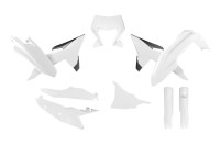 Sada plastů KTM, RTECH (bílo-černá, 7 dílů)