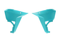 Vrchní spoilery chladiče KOVE, RTECH (tyrkysové)