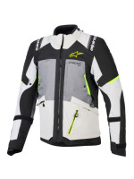 Bunda ANDES V4 DRYSTAR, ALPINESTARS (tmavě šedá/světle šedá/černá/žlutá fluo) 2026