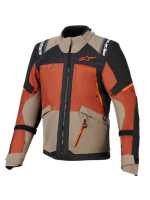 Bunda ANDES V4 DRYSTAR, ALPINESTARS (světle hnědá/tmavě oranžová/černá) 2026