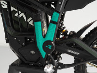 Protektory rámu TALARIA, RTECH (černá-mořská zelená)