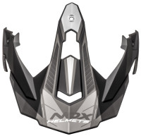 Kšilt pro přilby N312 TRACK, NOX (černá matná,stříbrná)