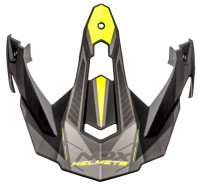Kšilt pro přilby N312 TRACK, NOX (černá matná,žlutá fluo)