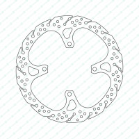 Brzdový kotouč plovoucí (průměr 270 mm), NEWFREN