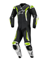 Jednodílná kombinéza GP TECH V5, ALPINESTARS (černá/bílá/žlutá fluo) 2026