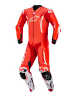 Jednodílná kombinéza GP TECH V5, ALPINESTARS (červená fluo/červená/bílá) 2026