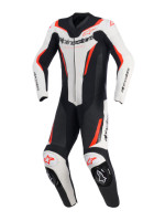 Jednodílná kombinéza GP FORCE V2, ALPINESTARS (bílá/černá/červená fluo) 2026