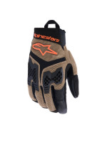 Rukavice MANTI AIR, ALPINESTARS (tmavá khaki/černá/oranžová fluo) 2026