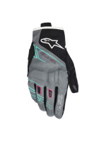 Rukavice STELLA MOBLAST WATERPROOF, ALPINESTARS, dámské (šedá/černá/růžová fluo/tyrkysová/bílá) 2026