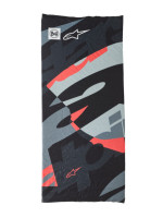 Nákrčník BUFF MOGRESS, ALPINESTARS (camo/černá/červená fluo/šedá) 2026