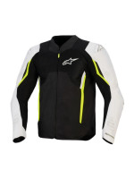 Bunda AST V3 AIR, ALPINESTARS (bílá/žlutá fluo/černá) 2026