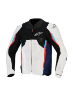 Bunda AST V3 AIR, ALPINESTARS (bílá/modrá/červená/černá) 2026