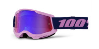 STRATA 2 NEW, 100% brýle fialové, červené/modré plexi