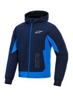 Bunda RADIUM TECH HOODIE, ALPINESTARS (tmavě modrá/modrá) 2026