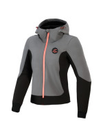 Bunda STELLA RADIUM TECH HOODIE, ALPINESTARS, dámská (tmavě šedá/černá/růžová) 2026