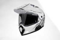 Mesh přilba s headsetem Outlander, SENA (lesklá bílá)