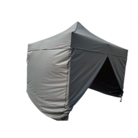 PROFI small hexagon nůžkový párty stan, prodejní stánek 3x3m šedý