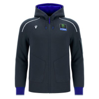 Mikina na zip s kapucí TRAVEL, Monster Energy Yamaha (antracit)